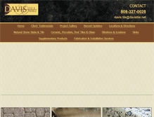 Tablet Screenshot of davistile.net